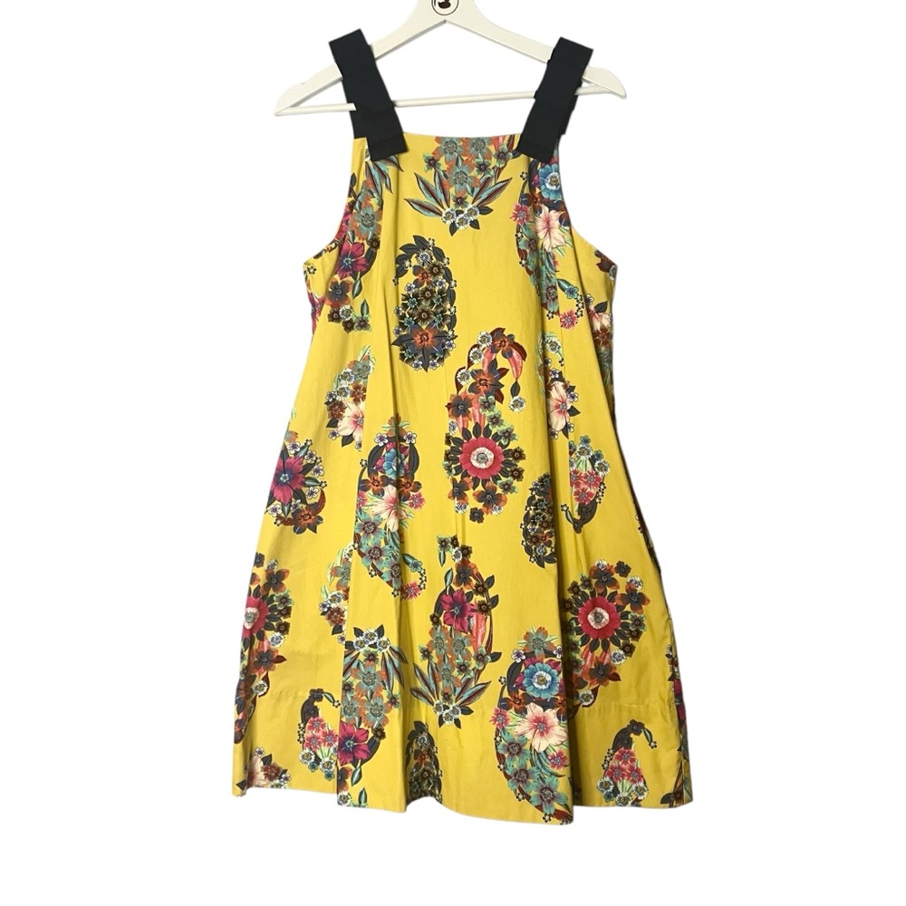 Anthropologie Women’s Sunniva dress Maeve NWT Small yellow floral - Picture 8 of 15